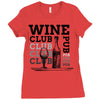 Wine Club Ladies Fitted T-Shirt