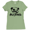 angry panda Ladies Fitted T-Shirt