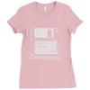 retro floppy Ladies Fitted T-Shirt