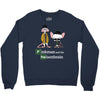 pinkman and the heisenbrain Crewneck Sweatshirt