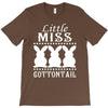 little miss cottontail cute bunny easter T-Shirt