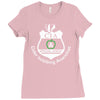 cia badge cider imbibing anarchist with badge Ladies Fitted T-Shirt