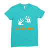 let me out Ladies Fitted T-Shirt