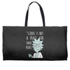 not for smart people Weekender Totes