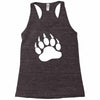 tiger paw sticker vinyl decal   wildcat claws print pet car window tru Racerback Tank