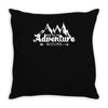 and so the adventure begins Throw Pillow