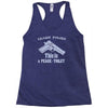 learn polish peace Racerback Tank