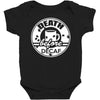 death before decaf coffee Baby Bodysuit