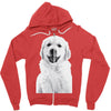 pocket puppy Zipper Hoodie