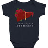 liver cancer awareness Baby Bodysuit