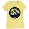 mountain bike Ladies Fitted T-Shirt