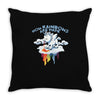 rainblows Throw Pillow