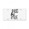 music lover License Plate