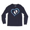 Baby Boy with Heart Any Name Customized Long Sleeve Shirts