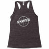 sniper fun Racerback Tank