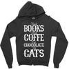 read books drink coffee eat chocolate pet cats Zipper Hoodie
