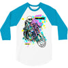 pop biker 3/4 Sleeve Shirt