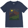 mountain line V-Neck Tee