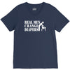 real men change diapers V-Neck Tee