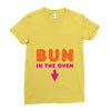 Bun in the Oven Ladies Fitted T-Shirt