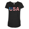 usa Maternity Scoop Neck T-shirt
