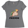 Best Friends Tacos Women's Triblend Scoop T-shirt