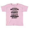 Super Cool Granny Of A Freaking Awesome Granddaughter Toddler T-shirt