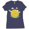 partly cloudy Ladies Fitted T-Shirt