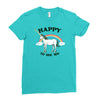 happy to see you Ladies Fitted T-Shirt