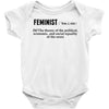Feminist Noun Baby Onesie