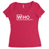 doctor who m.d   vintage retro tv show fan dr Women's Triblend Scoop T-shirt