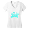 i'm a chiropractor Women's V-Neck T-Shirt