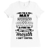 I Am A May Women Ladies Fitted T-Shirt