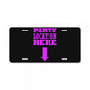 party location here License Plate