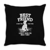 Best Friend Beagle Throw Pillow