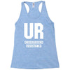 underground resistence Racerback Tank