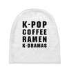 k pop coffee ramen k dramas Baby Beanies