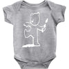banksy teddy bear pop art new Baby Onesie