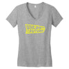 retro back to the future Women's V-Neck T-Shirt
