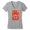 light on Women's V-Neck T-Shirt