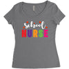 School Nurse Women's Triblend Scoop T-shirt