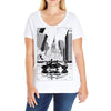 akira motorcycle Ladies Curvy T-Shirt