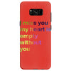 I miss you my heart is empaty wİthout you (2) Samsung Galaxy S8