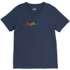 LGBT Heartbeat V-Neck Tee