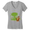 apathetic in the face of certain annihilation Women's V-Neck T-Shirt