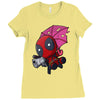 lil big mouth Ladies Fitted T-Shirt
