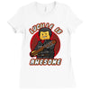lucille is awesome Ladies Fitted T-Shirt