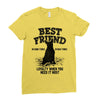 Best Friend Bull Terrier Ladies Fitted T-Shirt