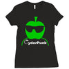 cider (cyder cyber) punk drinking apple west country rough scrumpy Ladies Fitted T-Shirt