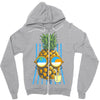 pineapple sunbathe Zipper Hoodie